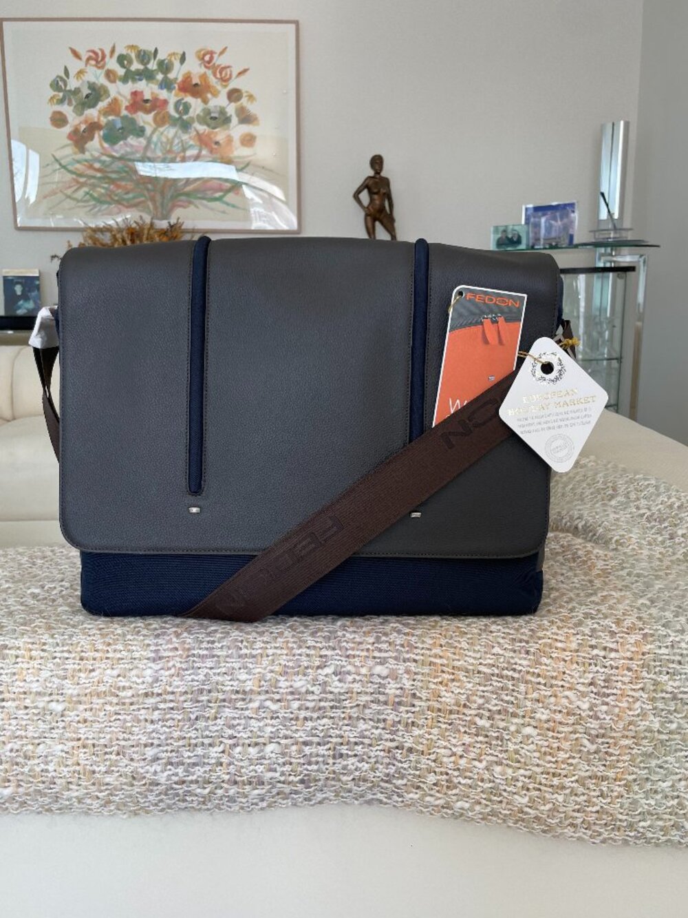 FEDON Messenger Bag-New with Tags